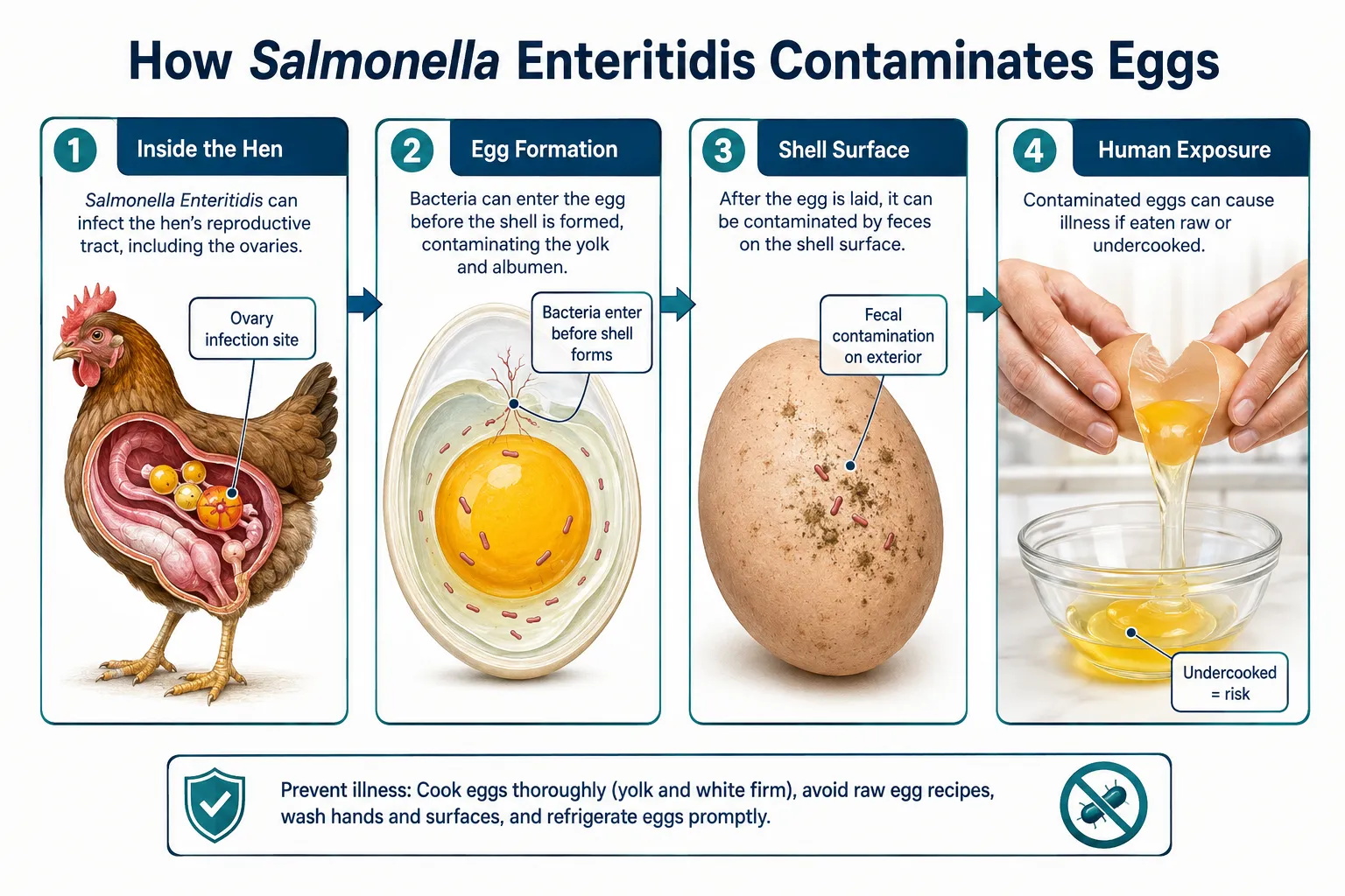 What Is Salmonella and How Does It Spread in Eggs