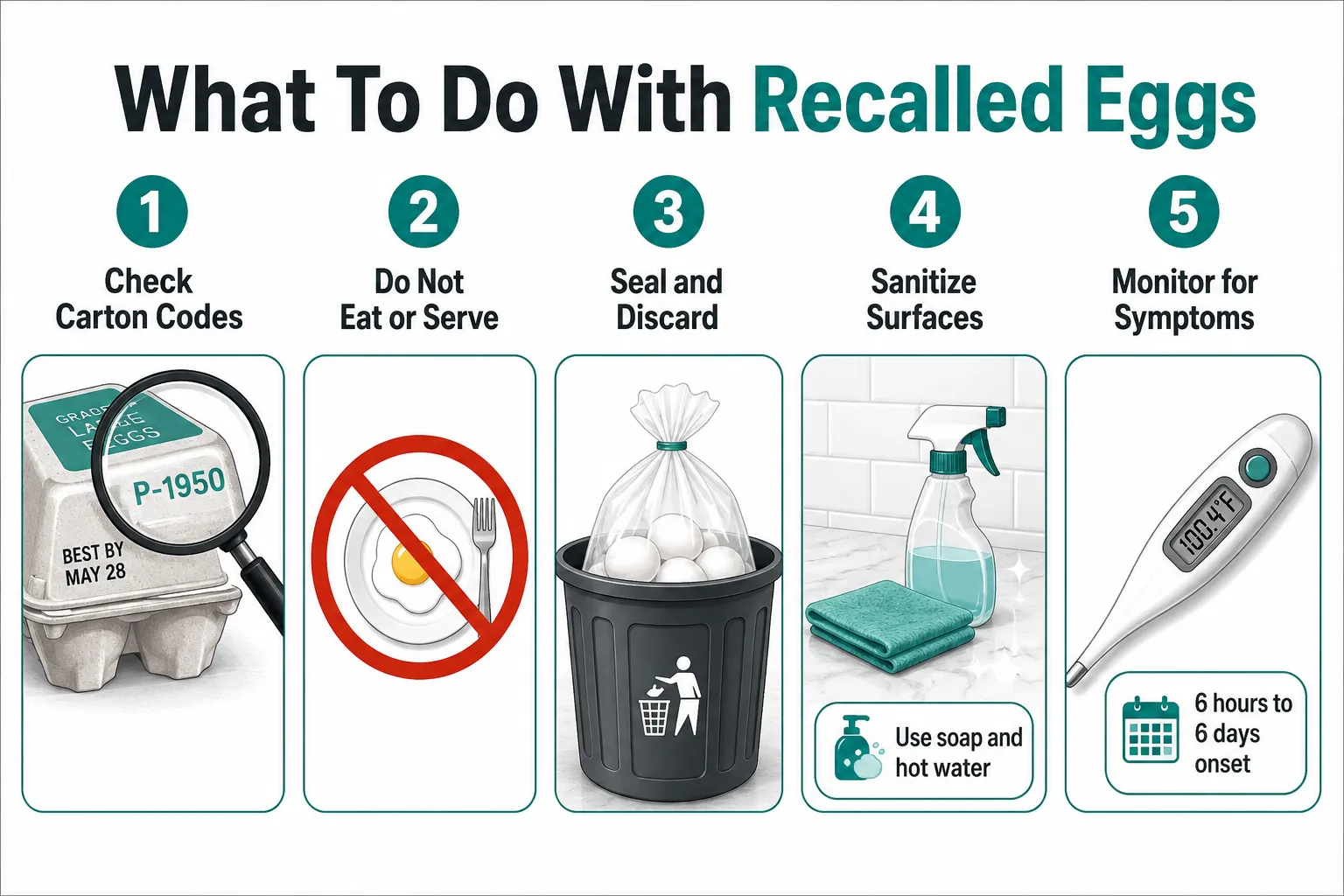 What Should You Do If You Bought Recalled Eggs